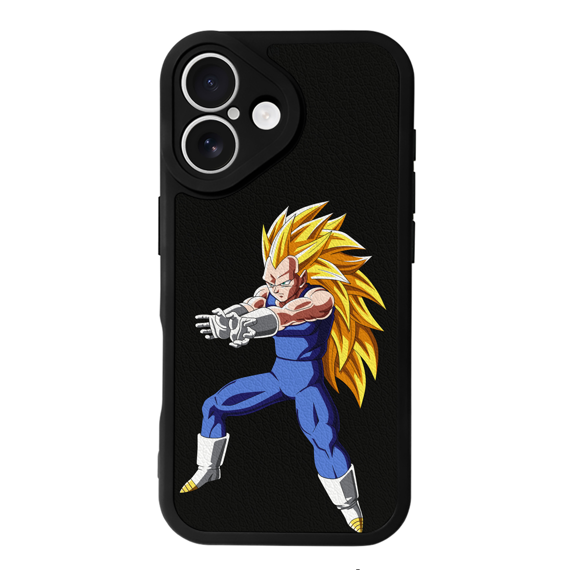 （画像用） ドラゴンボール ベジータ四世（Bejīta Yonsei）DRAGON BALL Vegeta IV 【iPhone 16シリーズ対応】シリコンスマホケース（レザー調） 材質：シリコン